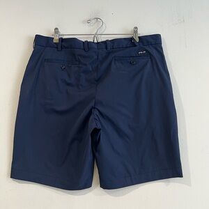 Ralph Lauren Men's Dark Blue Flat Front Shorts 36 NWOT